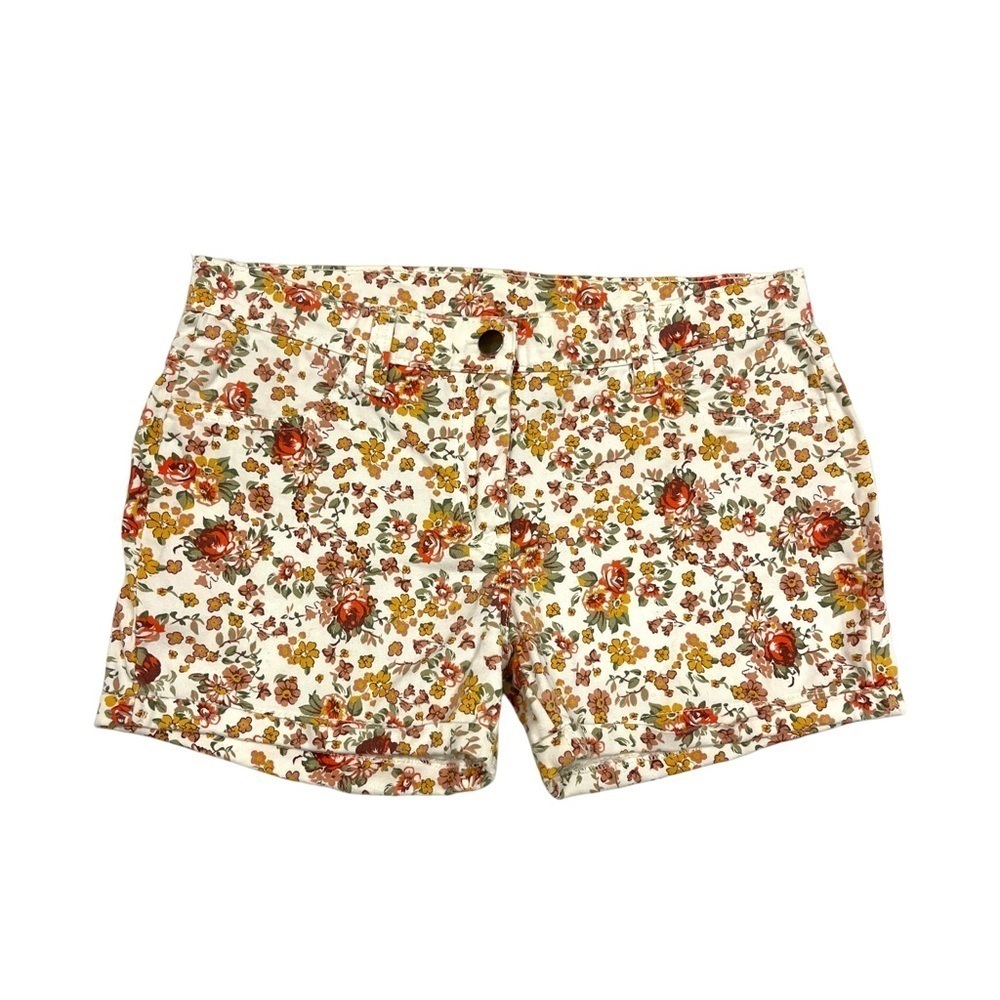 Blue Crush denim shorts fits W30 multicoloured white floral